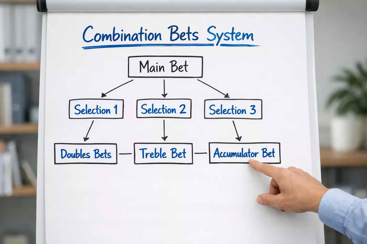 Schema di sistema di scommesse su lavagna
